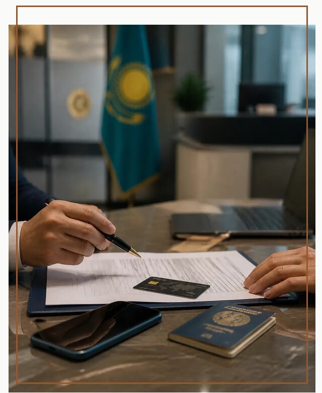 Открытие счета и банковской карты в Казахстане в Пскове